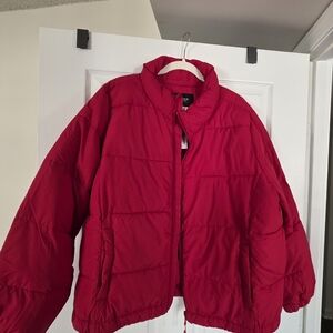 Torrid Red Puffer Jacket